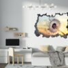 Dandelion Wall Decal - Flower Wall Sticker, Self Adhesive, Removable Vinyl, Easy to Install, Wall Decoration, Flower Wall Mural