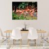 Flamingos Wall Mural - Living Room Wall Art - Animal Print - Self Adhesive Wall Sticker - Vinyl Decal