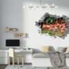 Flamingos Wall Mural - Living Room Wall Art - Animal Print - Self Adhesive Wall Sticker - Vinyl Decal