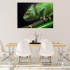 Chameleon Wall Decal - Animal Wall Sticker, Self Adhesive Wall Sticker, Green Wall Sticker, Animal Print