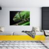 Chameleon Wall Decal - Animal Wall Sticker, Self Adhesive Wall Sticker, Green Wall Sticker, Animal Print