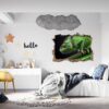 Chameleon Wall Decal - Animal Wall Sticker, Self Adhesive Wall Sticker, Green Wall Sticker, Animal Print