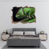 Chameleon Wall Decal - Animal Wall Sticker, Self Adhesive Wall Sticker, Green Wall Sticker, Animal Print