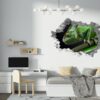 Chameleon Wall Decal - Animal Wall Sticker, Self Adhesive Wall Sticker, Green Wall Sticker, Animal Print