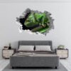 Chameleon Wall Decal - Animal Wall Sticker, Self Adhesive Wall Sticker, Green Wall Sticker, Animal Print