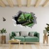 Chameleon Wall Decal - Animal Wall Sticker, Self Adhesive Wall Sticker, Green Wall Sticker, Animal Print