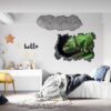 Chameleon Wall Decal - Animal Wall Sticker, Self Adhesive Wall Sticker, Green Wall Sticker, Animal Print