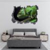 Chameleon Wall Decal - Animal Wall Sticker, Self Adhesive Wall Sticker, Green Wall Sticker, Animal Print