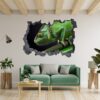 Chameleon Wall Decal - Animal Wall Sticker, Self Adhesive Wall Sticker, Green Wall Sticker, Animal Print