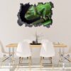 Chameleon Wall Decal - Animal Wall Sticker, Self Adhesive Wall Sticker, Green Wall Sticker, Animal Print