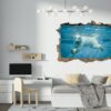 Polar Bear Wall Sticker - Animal Wall Decal, Self Adhesive Wall Sticker, Vinyl Wall Decor, Animal Print - Poster