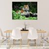 Tiger Wall Sticker - Animal Wall Decal, Self Adhesive Wall Sticker, Vinyl Wall Decor, Animal Print