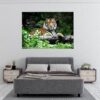 Tiger Wall Sticker - Animal Wall Decal, Self Adhesive Wall Sticker, Vinyl Wall Decor, Animal Print