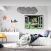 Tiger Wall Sticker - Animal Wall Decal, Self Adhesive Wall Sticker, Vinyl Wall Decor, Animal Print