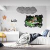 Tiger Wall Sticker - Animal Wall Decal, Self Adhesive Wall Sticker, Vinyl Wall Decor, Animal Print