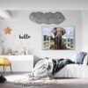 Dolphins Wall Decor - Self Adhesive Wall Sticker, Animal Wall Sticker, Bedroom Wall Sticker, Removable Vinyl, Wall Decoration