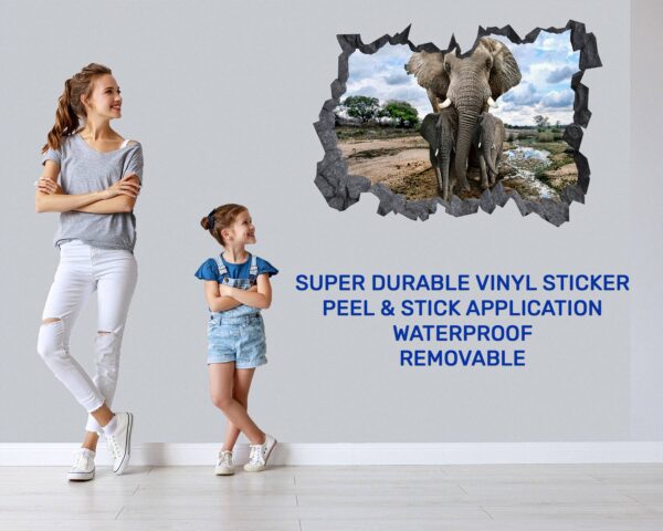 Dolphins Wall Decor - Self Adhesive Wall Sticker, Animal Wall Sticker, Bedroom Wall Sticker, Removable Vinyl, Wall Decoration