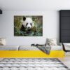 Panda Wall Decal - Self Adhesive Wall Sticker, Animal Wall Sticker, Bedroom Wall Sticker, Removable Vinyl, Wall Decoration