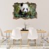 Panda Wall Decal - Self Adhesive Wall Sticker, Animal Wall Sticker, Bedroom Wall Sticker, Removable Vinyl, Wall Decoration