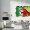 Parrot Wall Sticker - Self Adhesive Wall Sticker, Animal Wall Decal, Bedroom Wall Sticker, Removable Vinyl, Wall Decoration