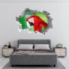 Parrot Wall Sticker - Self Adhesive Wall Sticker, Animal Wall Decal, Bedroom Wall Sticker, Removable Vinyl, Wall Decoration