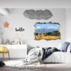 Giraffe Wall Sticker - Self Adhesive Wall Sticker, Animal Wall Decal, Bedroom Wall Sticker, Removable Vinyl, Wall Decoration