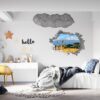 Giraffe Wall Sticker - Self Adhesive Wall Sticker, Animal Wall Decal, Bedroom Wall Sticker, Removable Vinyl, Wall Decoration