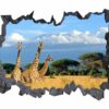 Giraffe Wall Sticker - Self Adhesive Wall Sticker, Animal Wall Decal, Bedroom Wall Sticker, Removable Vinyl, Wall Decoration