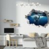 Elephant Wall Sticker - Self Adhesive Wall Sticker, Animal Wall Decal, Bedroom Wall Sticker, Removable Vinyl, Wall Decoration