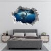 Elephant Wall Sticker - Self Adhesive Wall Sticker, Animal Wall Decal, Bedroom Wall Sticker, Removable Vinyl, Wall Decoration