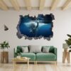 Elephant Wall Sticker - Self Adhesive Wall Sticker, Animal Wall Decal, Bedroom Wall Sticker, Removable Vinyl, Wall Decoration