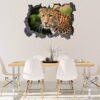 Amotekun Animal - Self Adhesive Wall Sticker, Animal Wall Decal, Bedroom Wall Sticker, Removable Vinyl, Wall Decoration