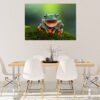 Frog Wall Decal - Self Adhesive Wall Sticker, Animal Wall Decal, Bedroom Wall Sticker, Removable Vinyl, Wall Decoration