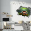 Frog Wall Decal - Self Adhesive Wall Sticker, Animal Wall Decal, Bedroom Wall Sticker, Removable Vinyl, Wall Decoration