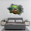 Frog Wall Decal - Self Adhesive Wall Sticker, Animal Wall Decal, Bedroom Wall Sticker, Removable Vinyl, Wall Decoration