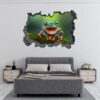 Frog Wall Decal - Self Adhesive Wall Sticker, Animal Wall Decal, Bedroom Wall Sticker, Removable Vinyl, Wall Decoration