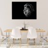 Lion Wall Art - Self Adhesive Wall Sticker, Animal Wall Decal, Bedroom Wall Sticker, Removable Vinyl, Wall Decoration