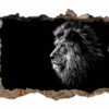 Lion Wall Art - Self Adhesive Wall Sticker, Animal Wall Decal, Bedroom Wall Sticker, Removable Vinyl, Wall Decoration