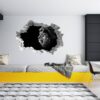 Lion Wall Art - Self Adhesive Wall Sticker, Animal Wall Decal, Bedroom Wall Sticker, Removable Vinyl, Wall Decoration