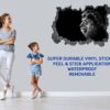 Lion Wall Art - Self Adhesive Wall Sticker, Animal Wall Decal, Bedroom Wall Sticker, Removable Vinyl, Wall Decoration