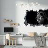 Lion Wall Art - Self Adhesive Wall Sticker, Animal Wall Decal, Bedroom Wall Sticker, Removable Vinyl, Wall Decoration