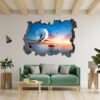 Dolphin Wall Decal - Self Adhesive Wall Sticker, Animal Wall Decal, Bedroom Wall Sticker, Removable Vinyl, Wall Decoration