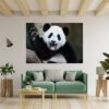 Panda Wall Sticker - Self Adhesive Wall Sticker, Animal Wall Decal, Bedroom Wall Sticker, Removable Vinyl, Wall Decoration