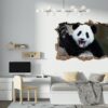 Panda Wall Sticker - Self Adhesive Wall Sticker, Animal Wall Decal, Bedroom Wall Sticker, Removable Vinyl, Wall Decoration