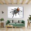 Spider Wall Sticker - Self Adhesive Wall Decal, Animal Wall Decal, Bedroom Wall Sticker, Removable Vinyl, Wall Decoration