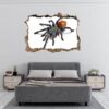 Spider Wall Sticker - Self Adhesive Wall Decal, Animal Wall Decal, Bedroom Wall Sticker, Removable Vinyl, Wall Decoration