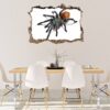 Spider Wall Sticker - Self Adhesive Wall Decal, Animal Wall Decal, Bedroom Wall Sticker, Removable Vinyl, Wall Decoration