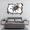 Spider Wall Sticker - Self Adhesive Wall Decal, Animal Wall Decal, Bedroom Wall Sticker, Removable Vinyl, Wall Decoration