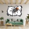 Spider Wall Sticker - Self Adhesive Wall Decal, Animal Wall Decal, Bedroom Wall Sticker, Removable Vinyl, Wall Decoration