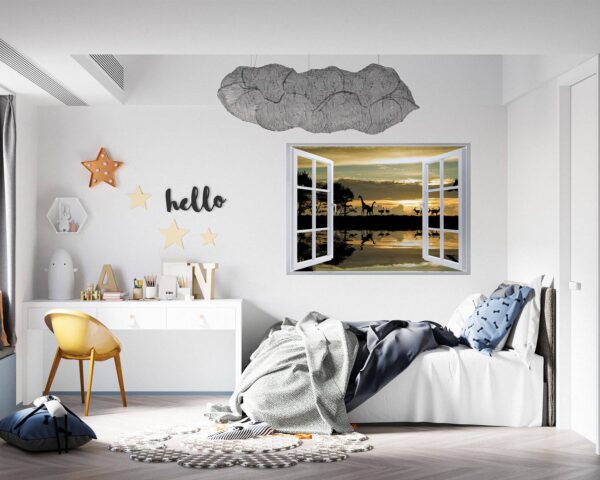 Horse Wall Sticker - Self Adhesive Wall Decal, Animal Wall Decal, Bedroom Wall Sticker, Removable Vinyl, Wall Decoration